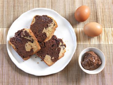 Gâteau marbré à la pâte à tartiner Gâteau marbré à la pâte à tartiner