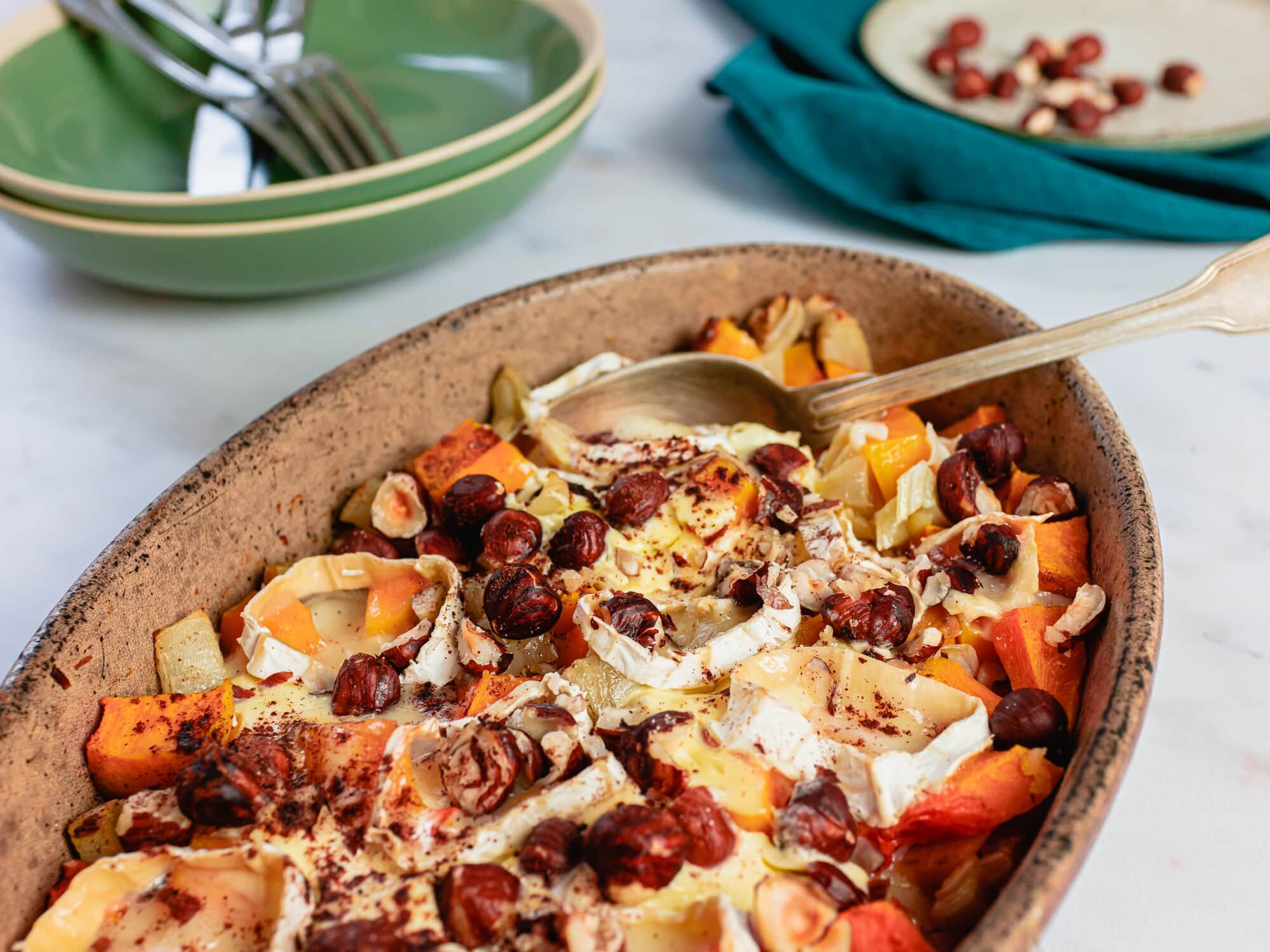 Gratin de patate douce aux oignons et au fromage de chèvre Gratin de patate douce aux oignons et au fromage de chèvre