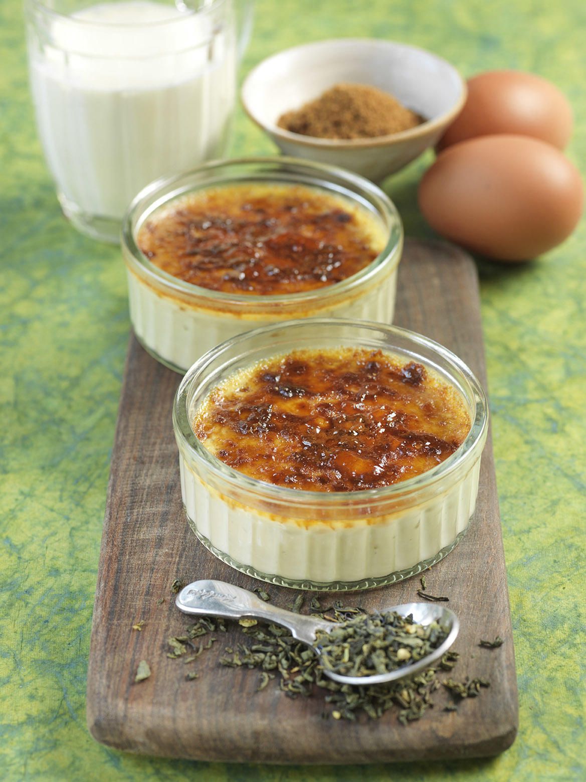 Crème brûlée au thé Crème brûlée au thé