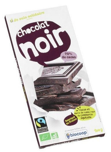 Chocolat noir 70% 100g